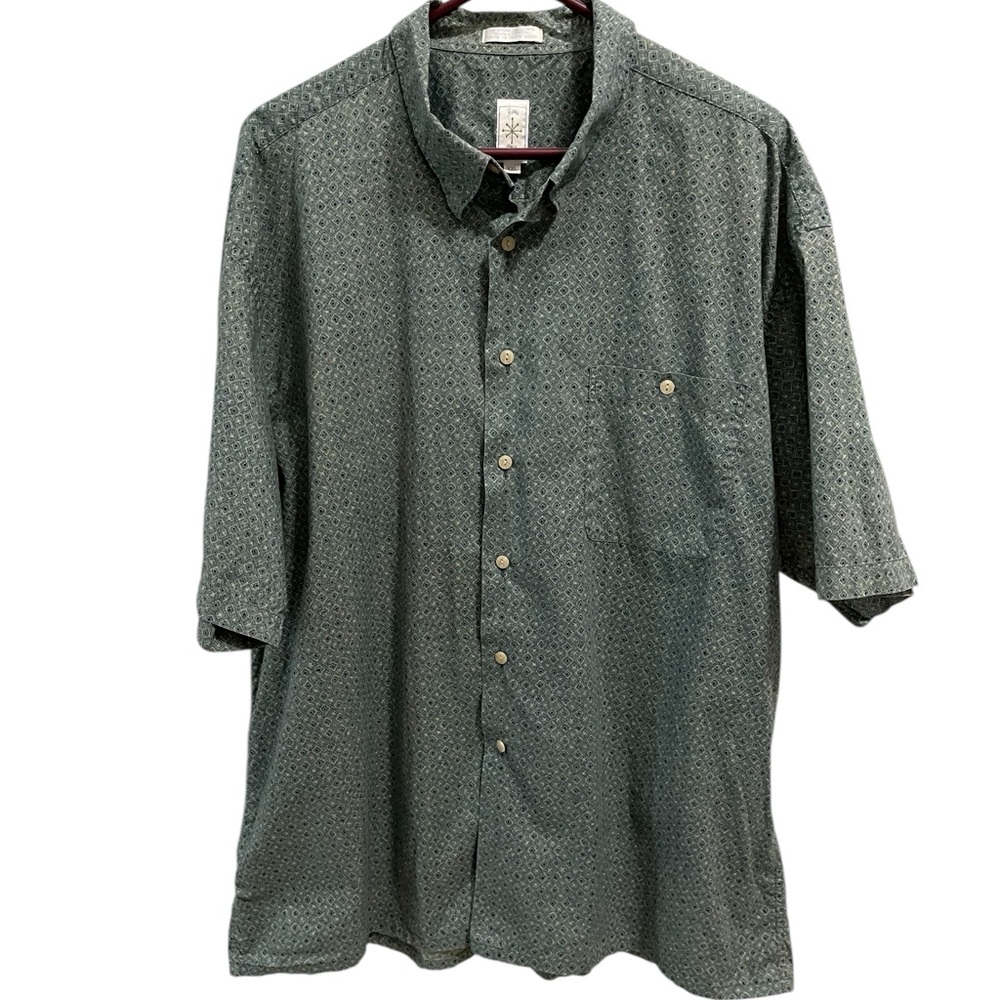 Burma Bibas‎ Casual 60 singles lawn shirt Button Down Short Sleeve XXL